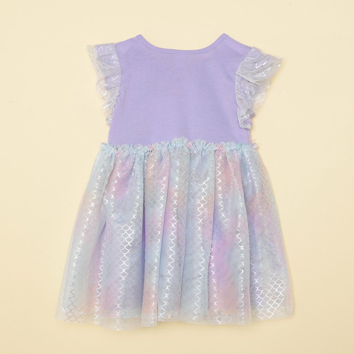YAMP - Vestido para Bebé niña Brillante Tutú Manga corta de Algodón Yamp