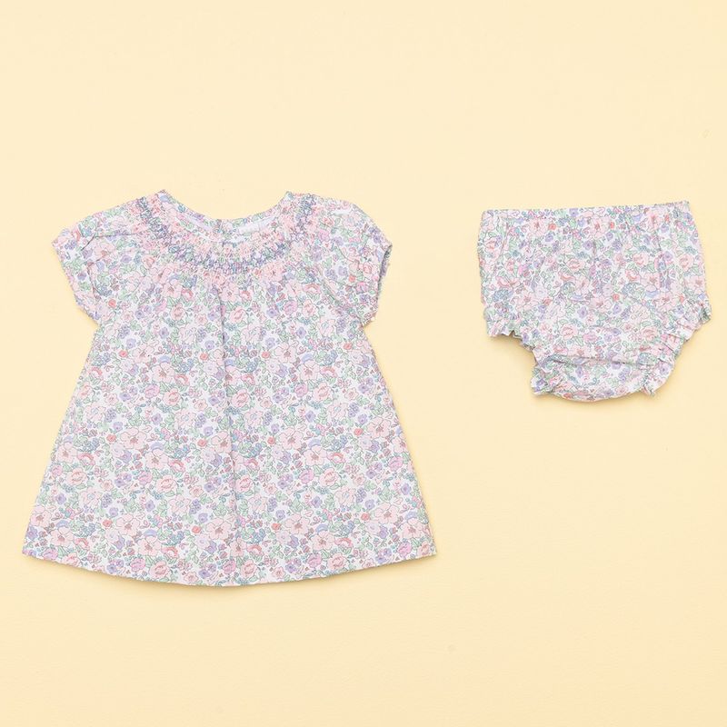 Set Vestido Calzón para Bebé niña en Algodón Yamp YAMP