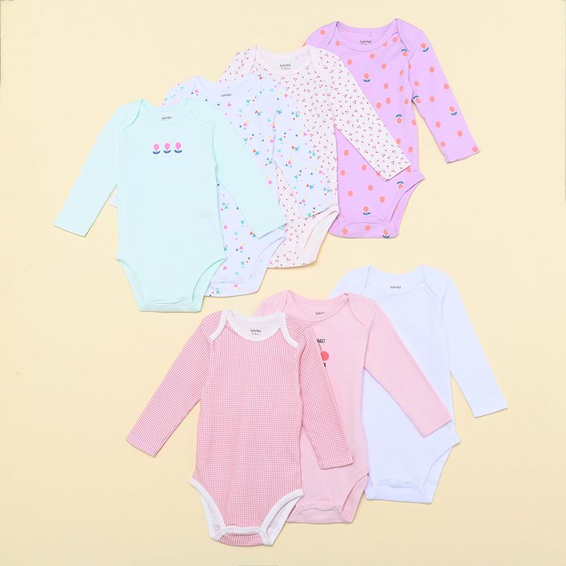 YAMP - Body Bebé niña Pack de 7 unidades Algodón Yamp