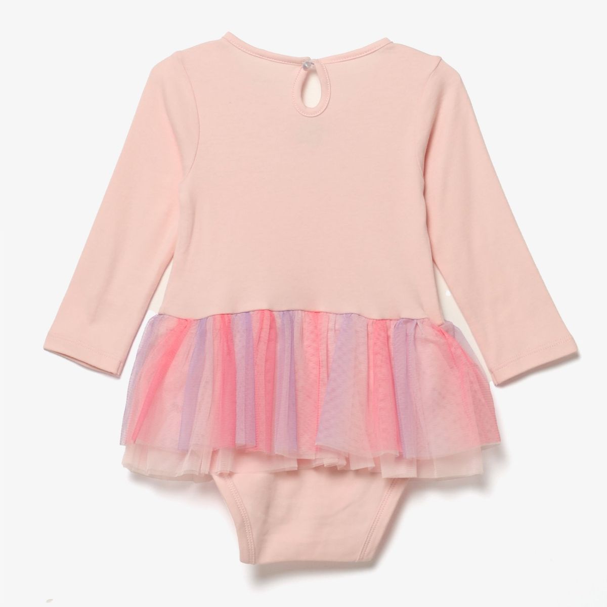 YAMP - Body Bebé niña con Estampado Tutú Manga larga Algodón Yamp