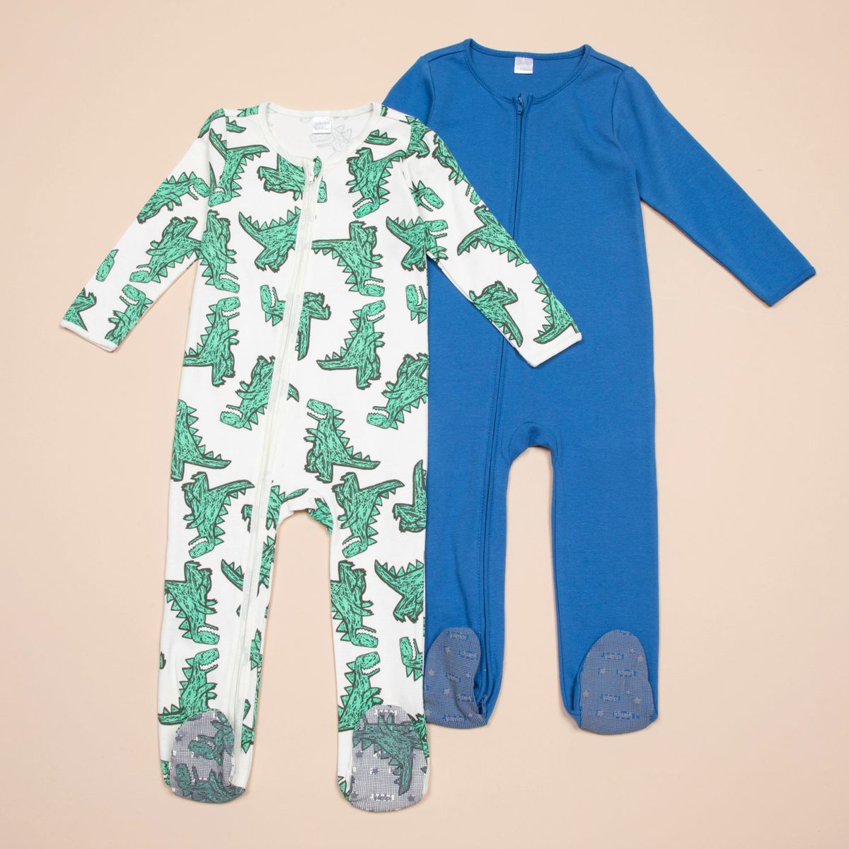 YAMP - Pijamas para Bebé niño Pack de 2 unidades Manga larga de Algodón Yamp