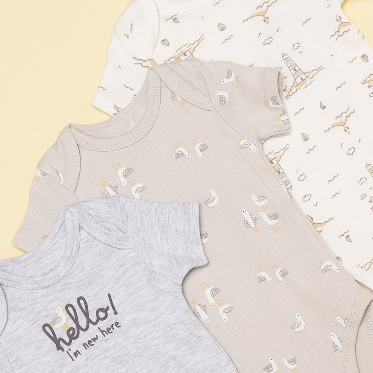 YAMP - Body Bebé niño Pack de 3 unidades Algodón Yamp