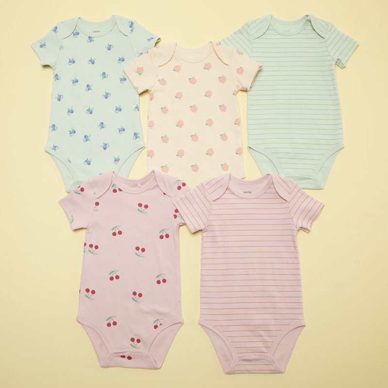 YAMP - Body Bebé niña Pack de 5 unidades Algodón Yamp