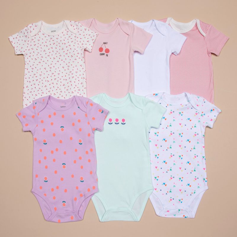 YAMP - Body Bebé niña Pack de 7 unidades Algodón Yamp