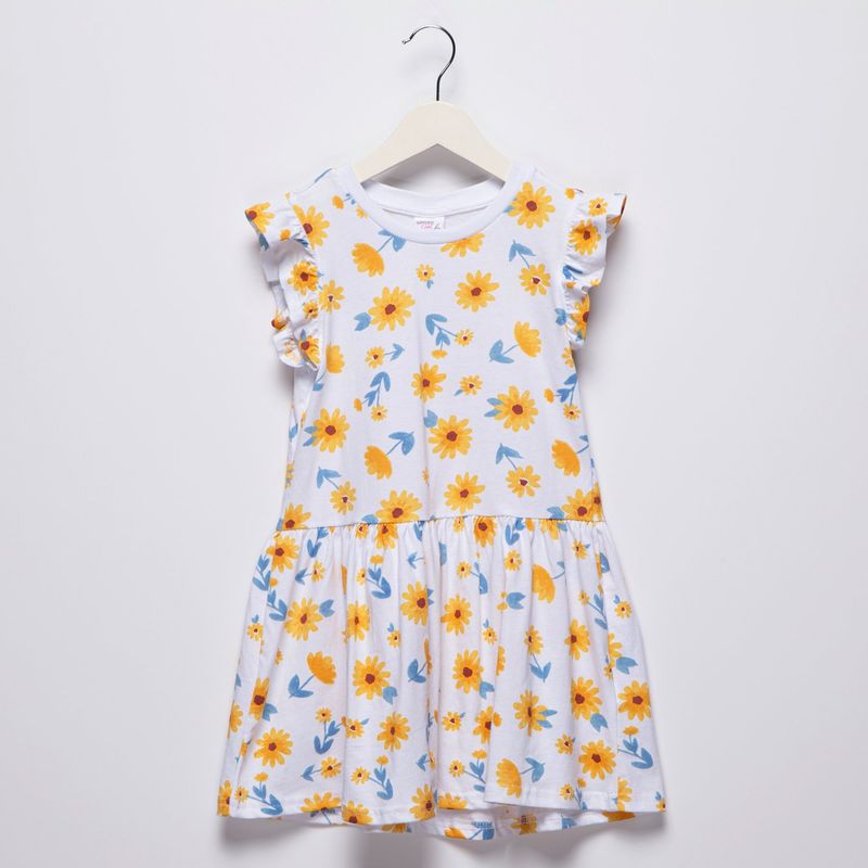 YAMP - Vestido Niña con Estampado Yamp