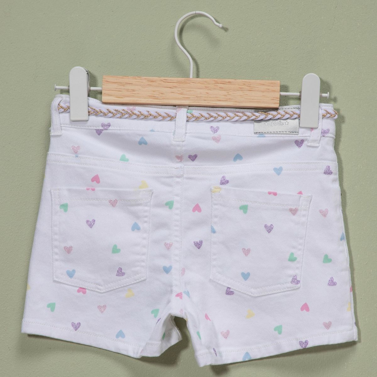 YAMP - Short Niña Con cinturón Algodón Yamp