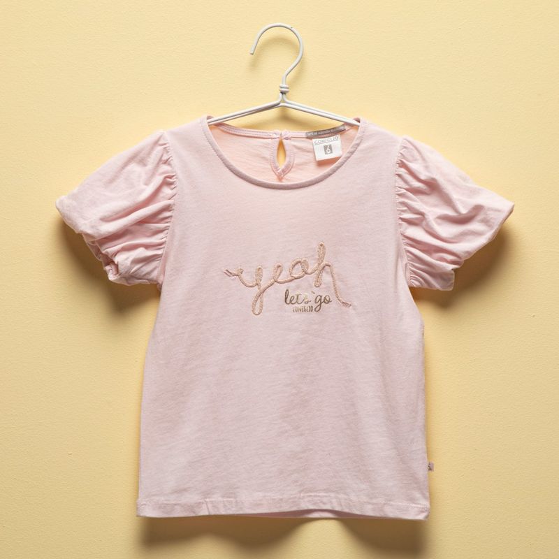 CONIGLIO - Camiseta Niña con Estampado Manga corta Coniglio