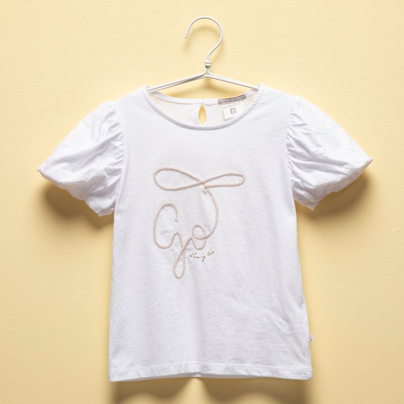 CONIGLIO - Camiseta Niña con Estampado Manga corta Coniglio