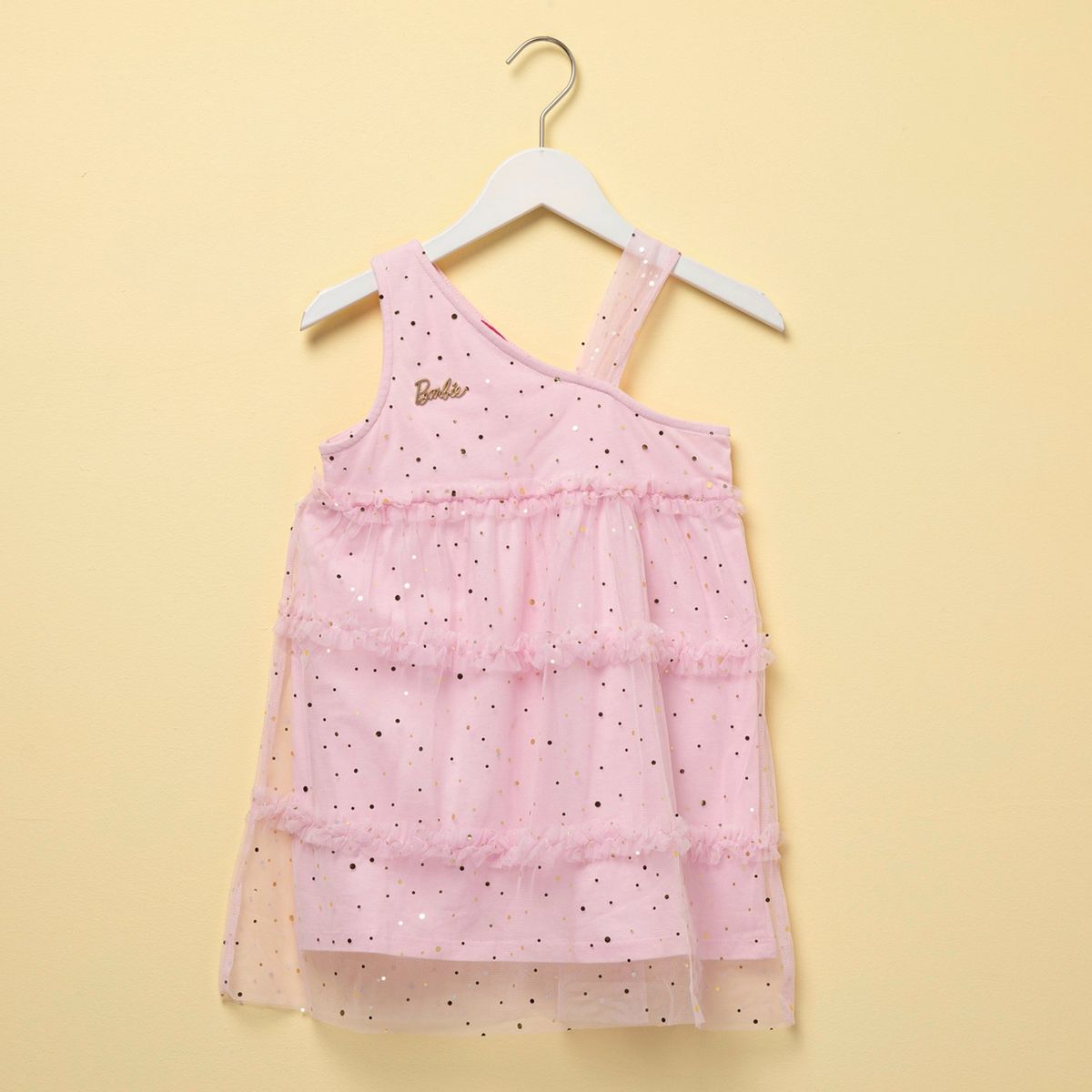 BARBIE - Vestido Niña con Puntos Barbie