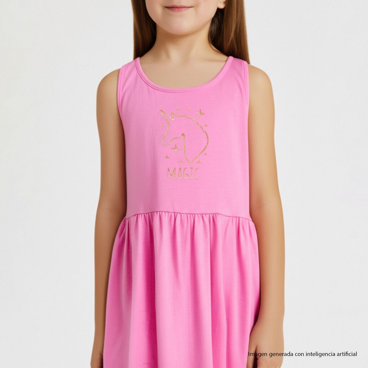 YAMP - Vestido para Niña en Algodón YAMP 