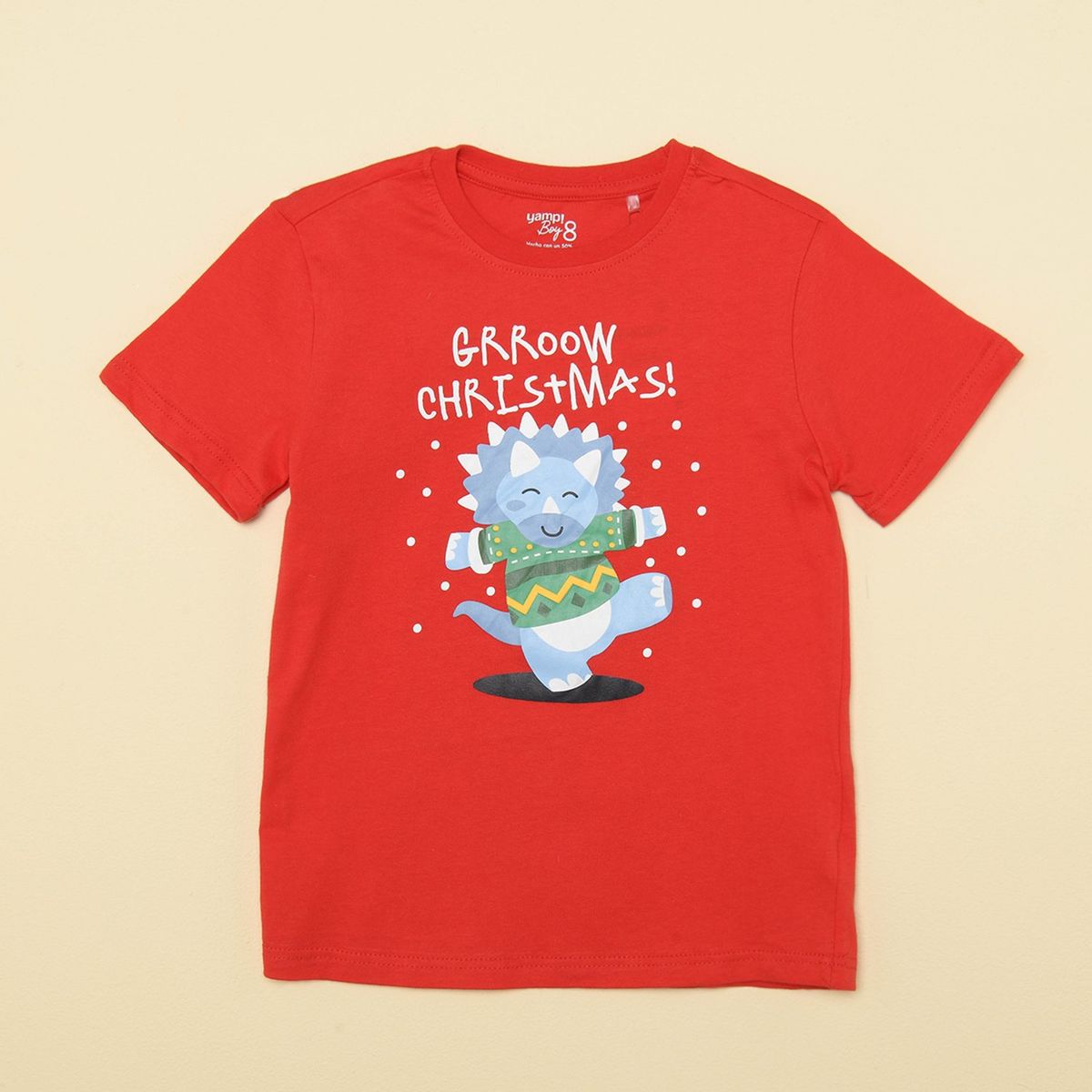 YAMP - Camiseta Niño con Estampado Manga corta Algodón Yamp