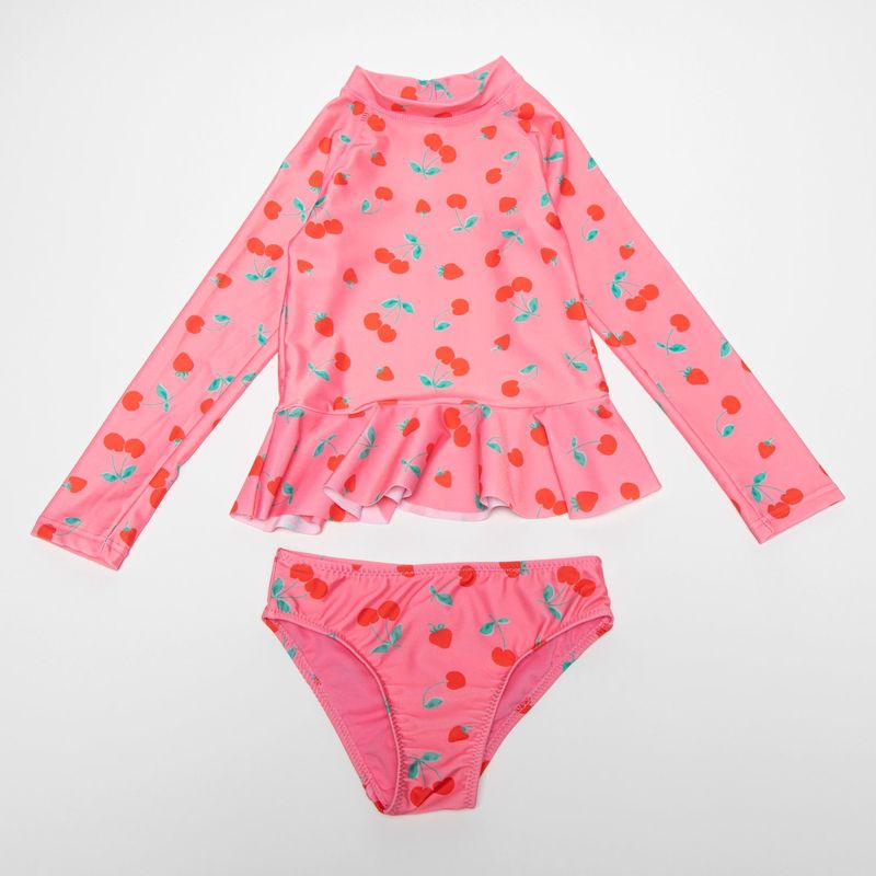 YAMP - Vestido de baño Niña con Estampado Manga larga Yamp