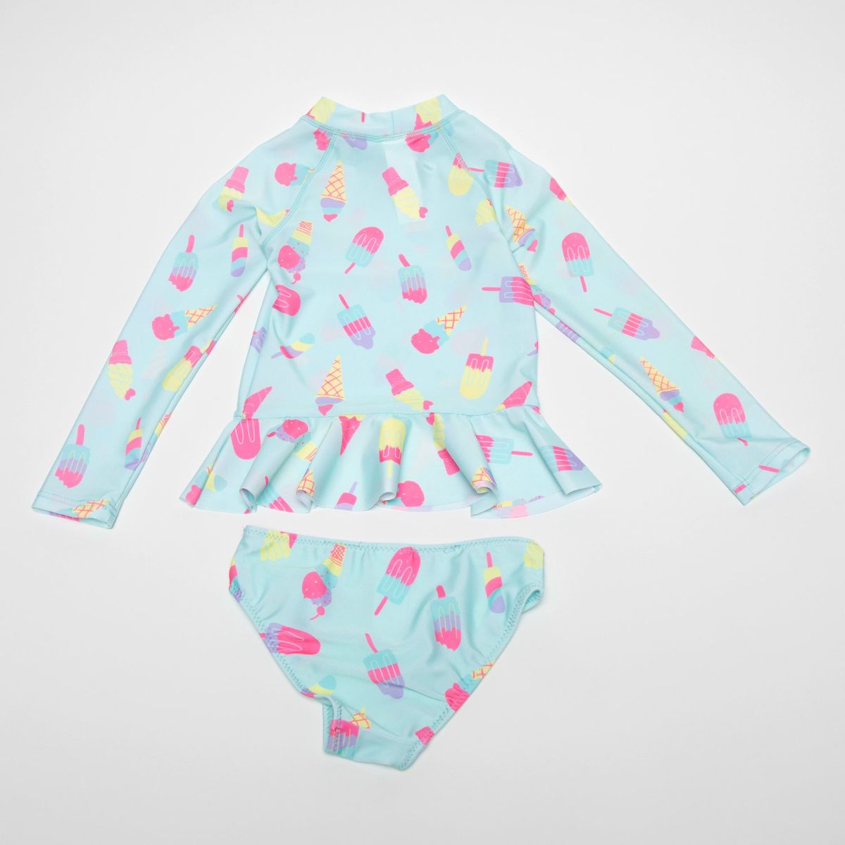 YAMP - Vestido de baño Niña con Estampado Manga larga Yamp