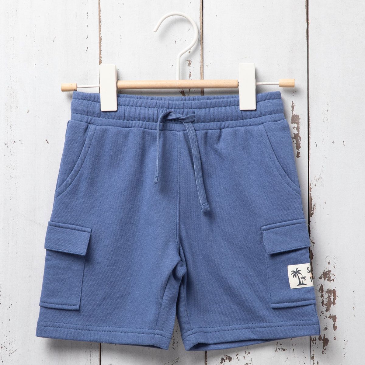 YAMP - Bermuda Niño Cintura elásticada de Algodón Yamp