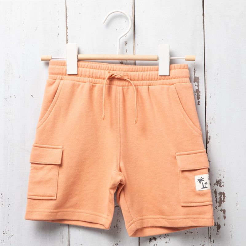 YAMP - Bermuda Niño Cintura elásticada de Algodón Yamp