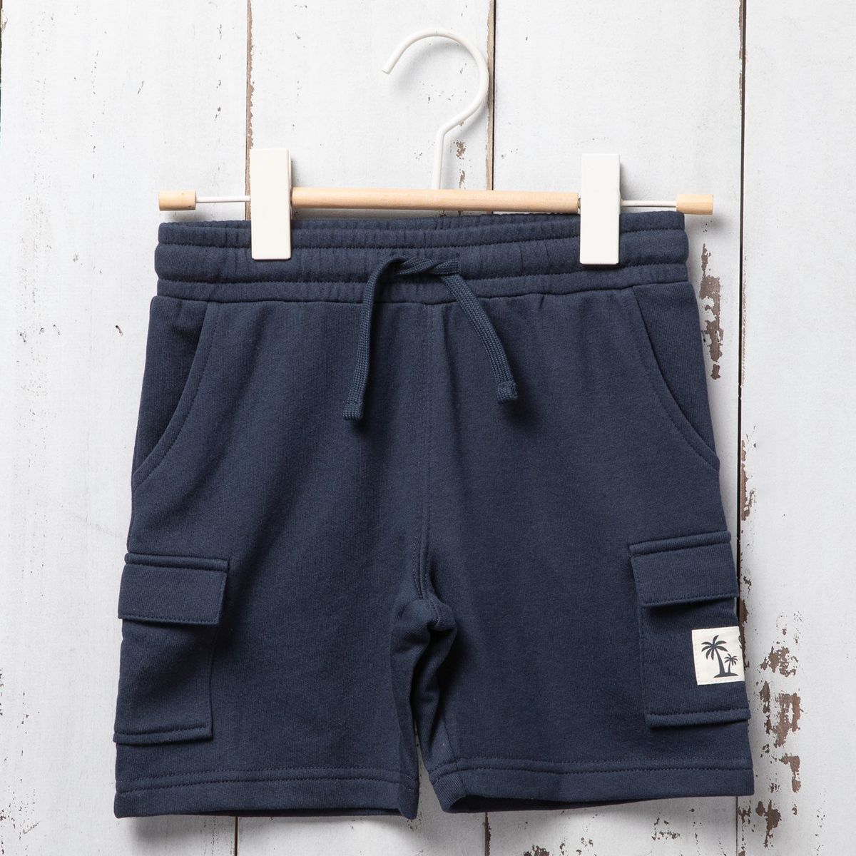 YAMP - Bermuda Niño Cintura elásticada de Algodón Yamp