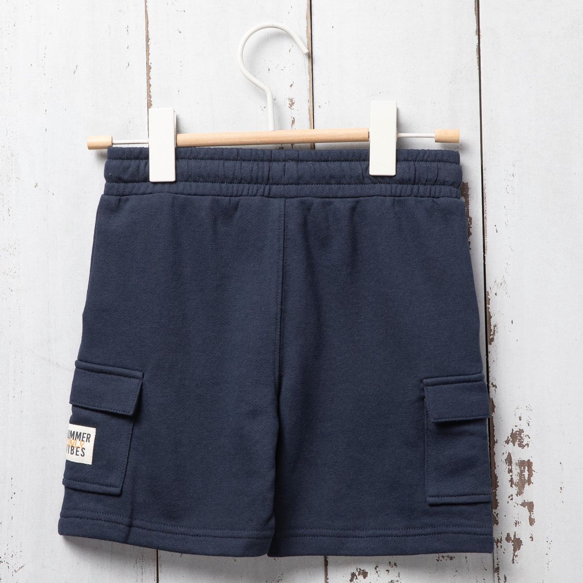 YAMP - Bermuda Niño Cintura elásticada de Algodón Yamp