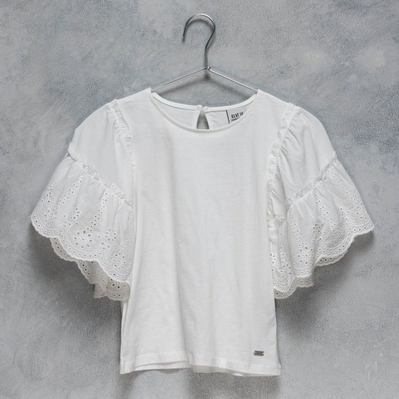 ELV - Camiseta Niña Manga corta Algodón ELV