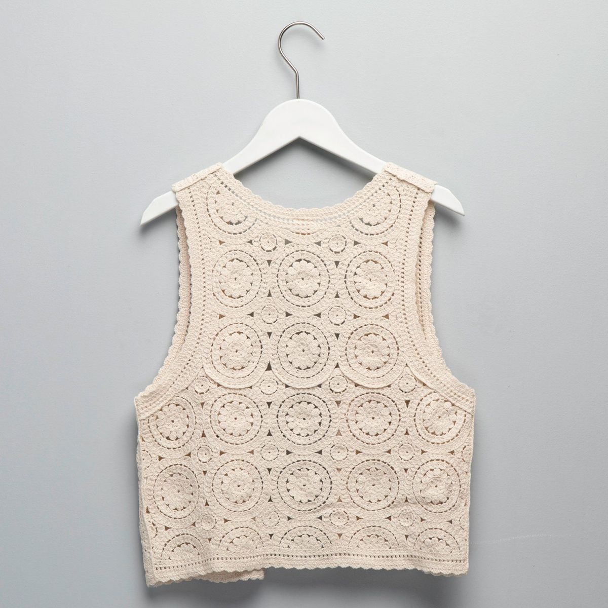 DOO AUSTRALIA - Chaleco Niña con Ojalillo Algodón Doo Australia