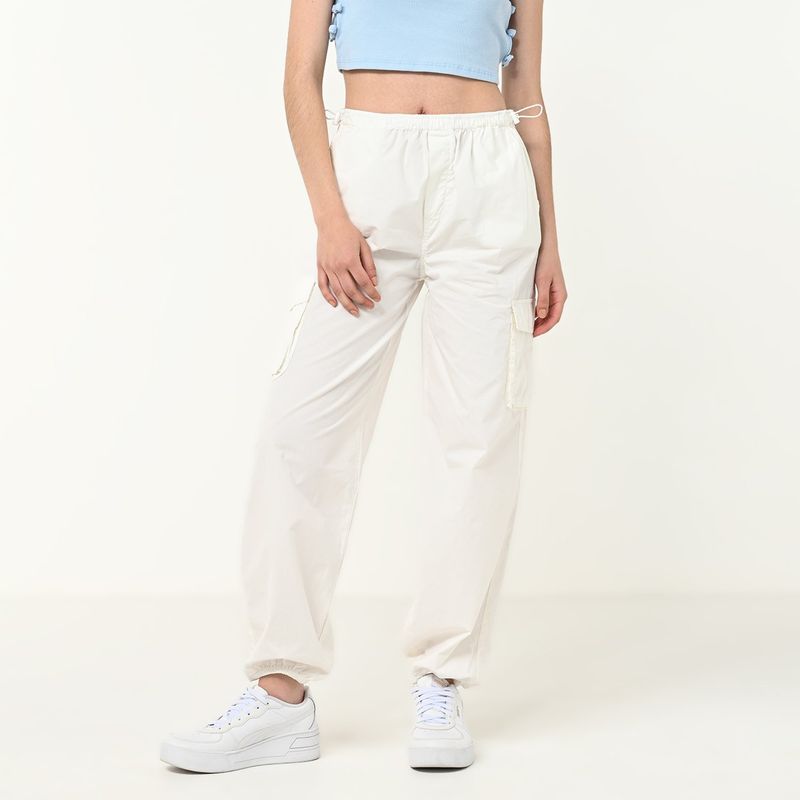 ELV - Pantalón Niña Cintura elásticada Algodón ELV