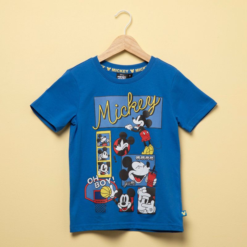 STD CHARACTERS - Camiseta Niño Manga corta Algodón Mickey
