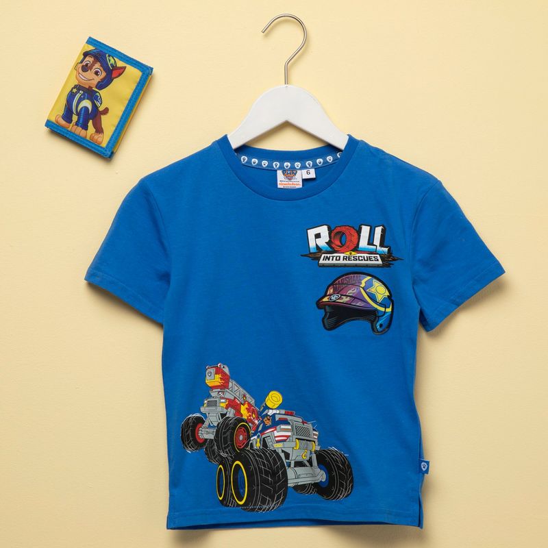 PAW PATROL - Camiseta Niño Manga corta de Algodón Paw Patrol