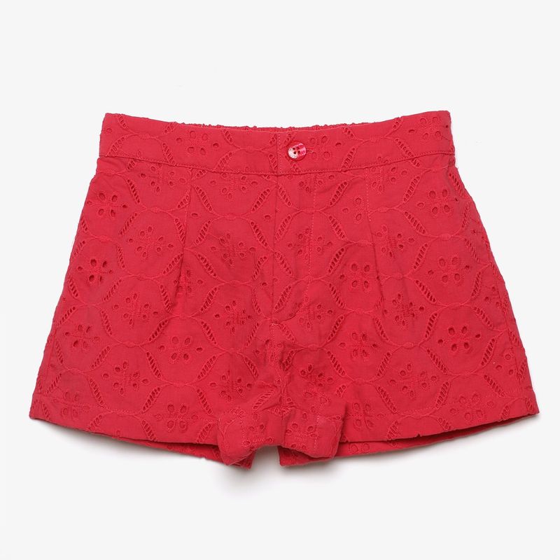 CONIGLIO - Short Niña Textura Algodón Coniglio