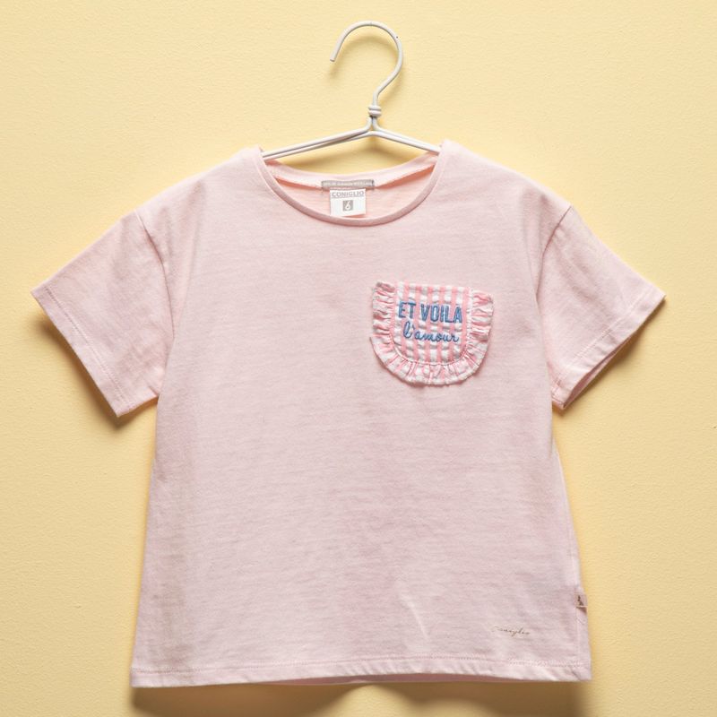 CONIGLIO - Camiseta Niña Manga corta Algodón Coniglio