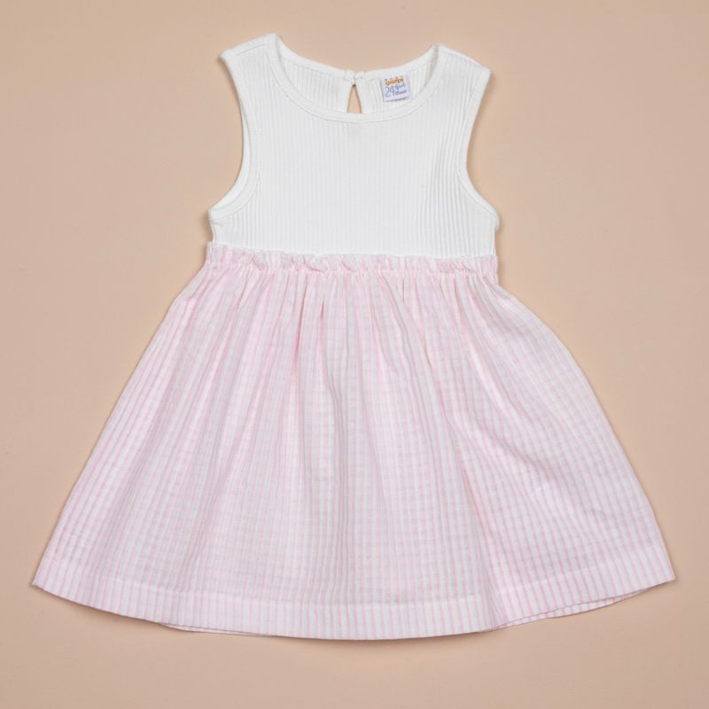 YAMP - Vestido para Bebé niña de Algodón Yamp