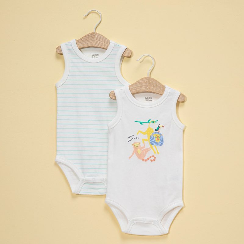 YAMP - Body Bebé niño Pack de 2 unidades Algodón Yamp