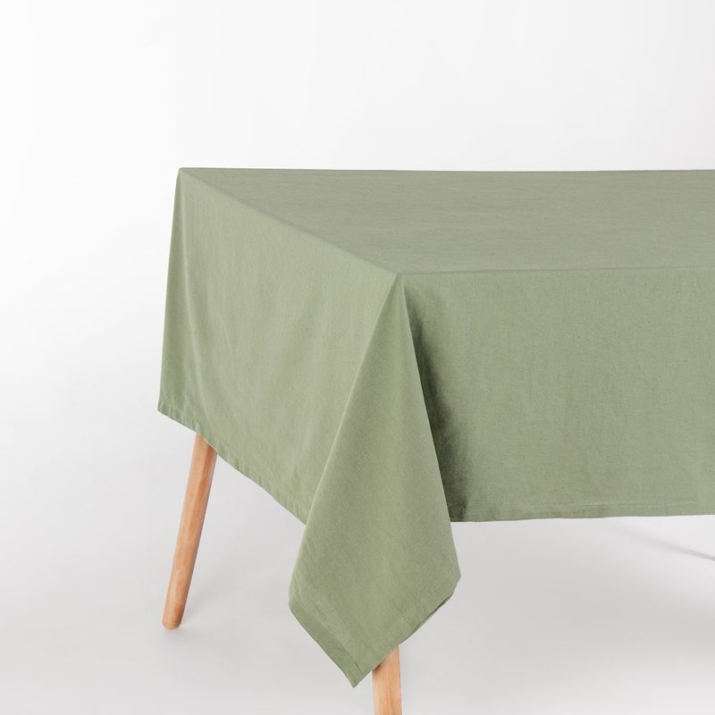 BASEMENT HOME - Mantel Cotton Linen Verde150X210Cm