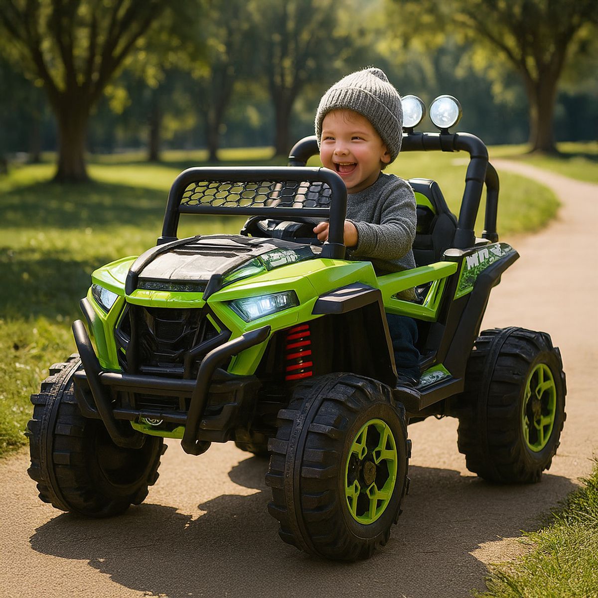 SCOOP - Carro Montable Eléctrico Dunas Verde 12V