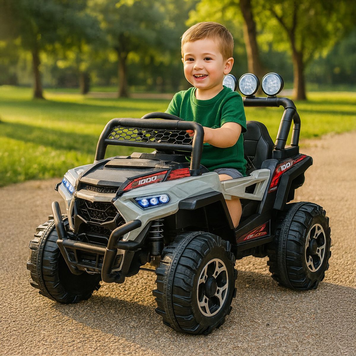 SCOOP - Carro Eléctrico Montable 12V White Scoop