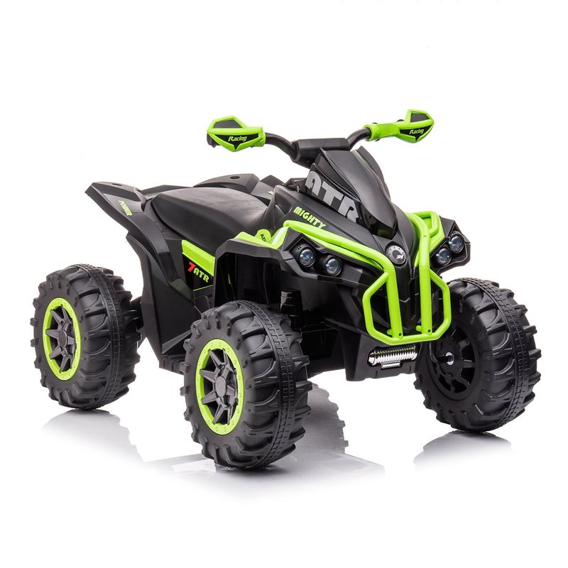 SCOOP - Cuatrimoto Montable Eléctrica 12V Verde