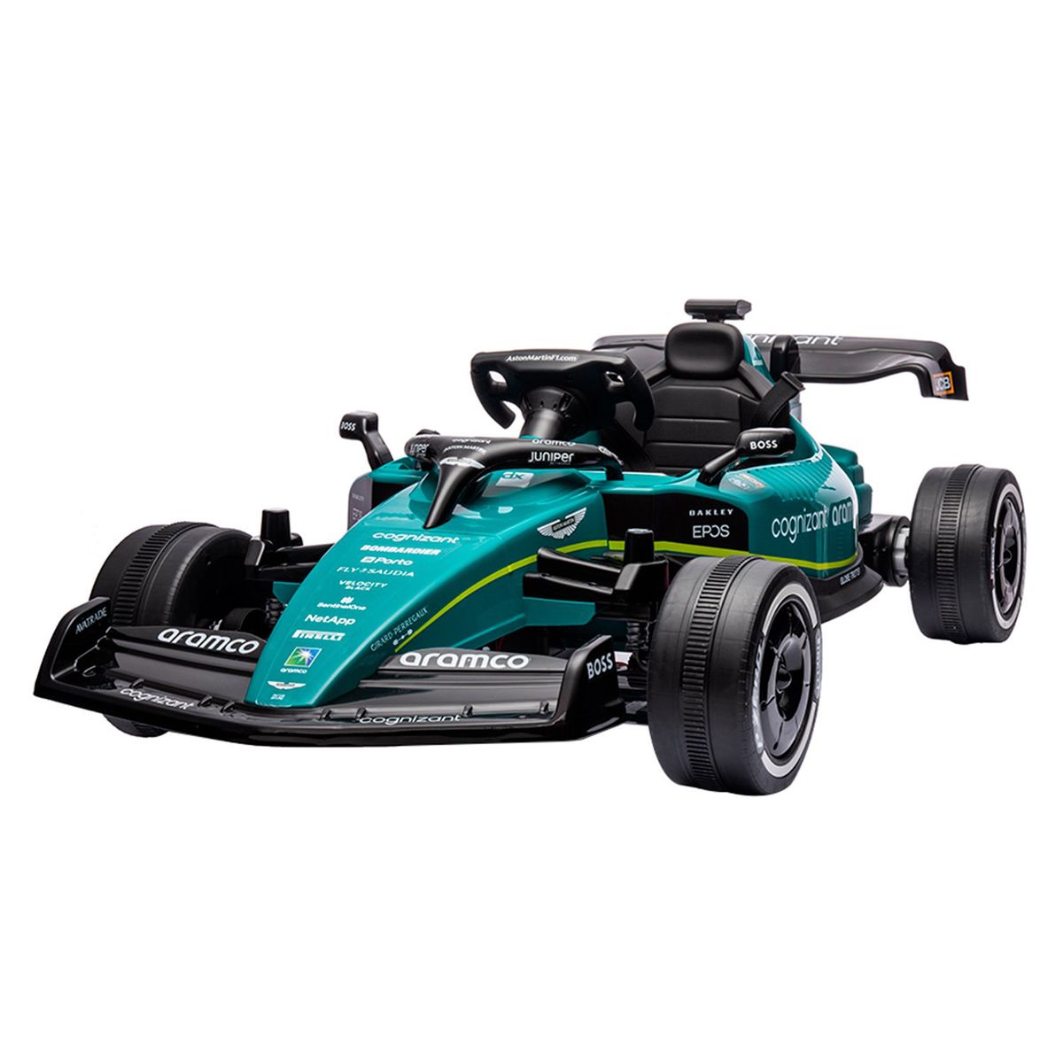 SCOOP - Carro Montable Eléctrico F1 Aston Martin 12V