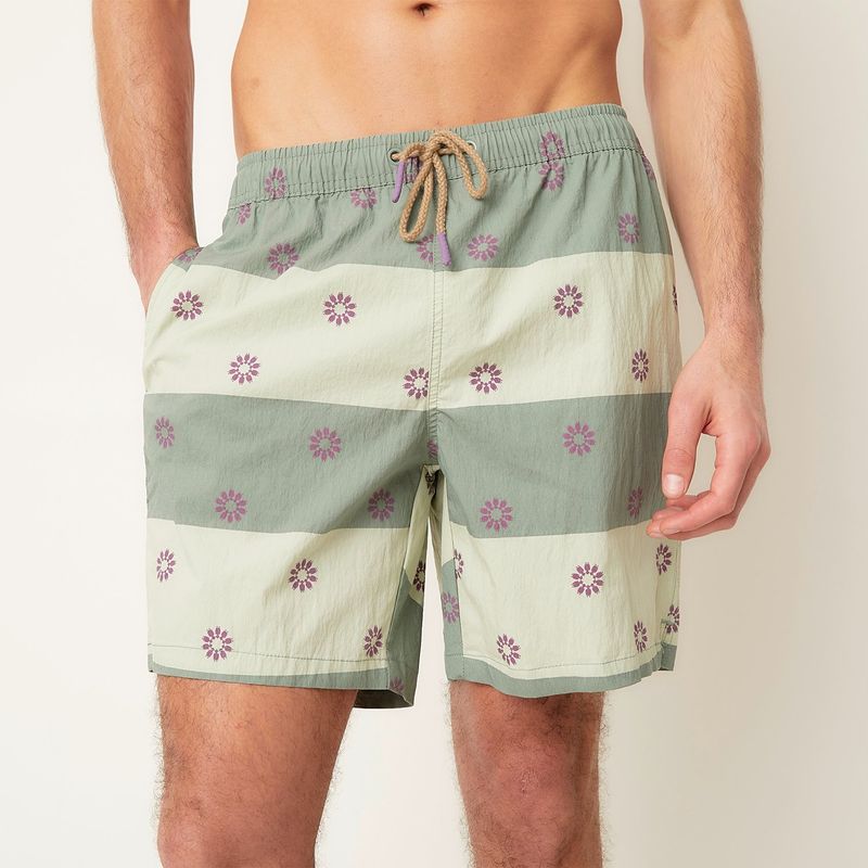 BASEMENT - Pantaloneta de baño Hombre Con forro Basement