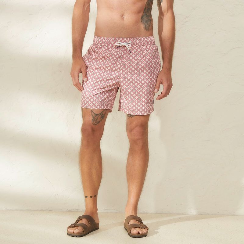 CASCAIS - Pantaloneta de baño Hombre con Estampado Cascais.