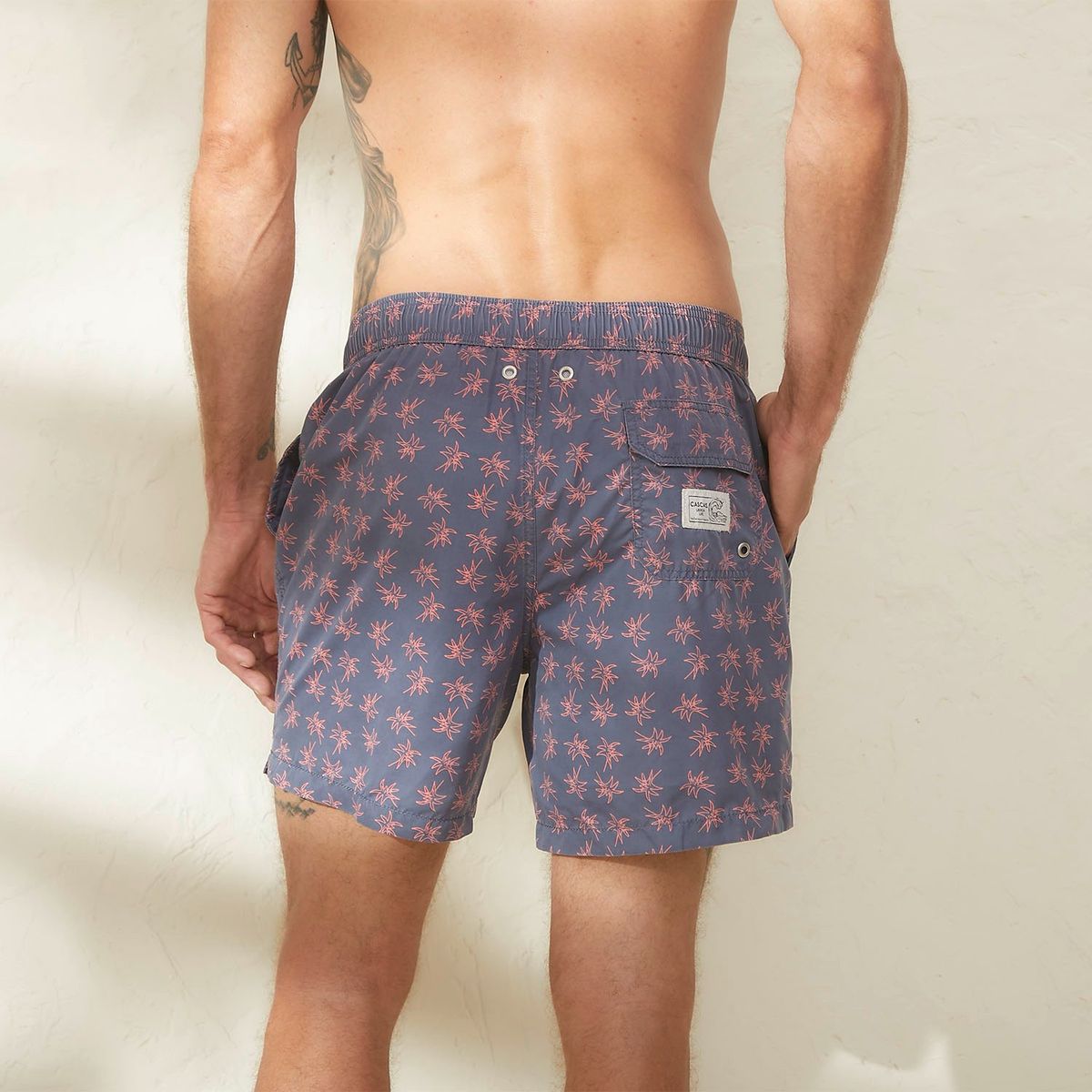 CASCAIS - Pantaloneta de baño Hombre con Estampado Cascais.