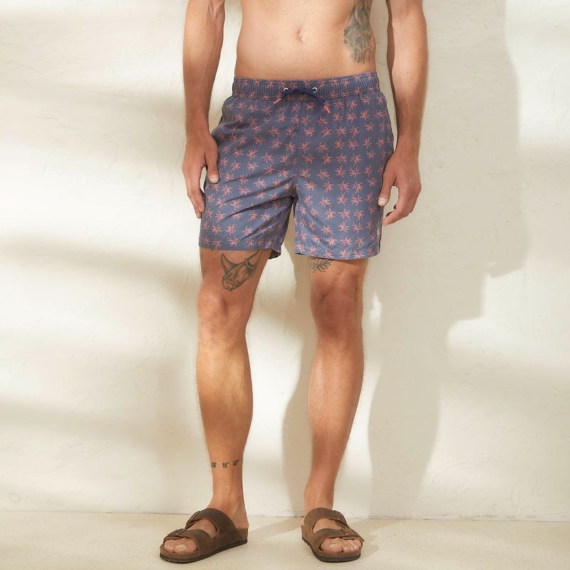 CASCAIS - Pantaloneta de baño Hombre con Estampado Cascais.
