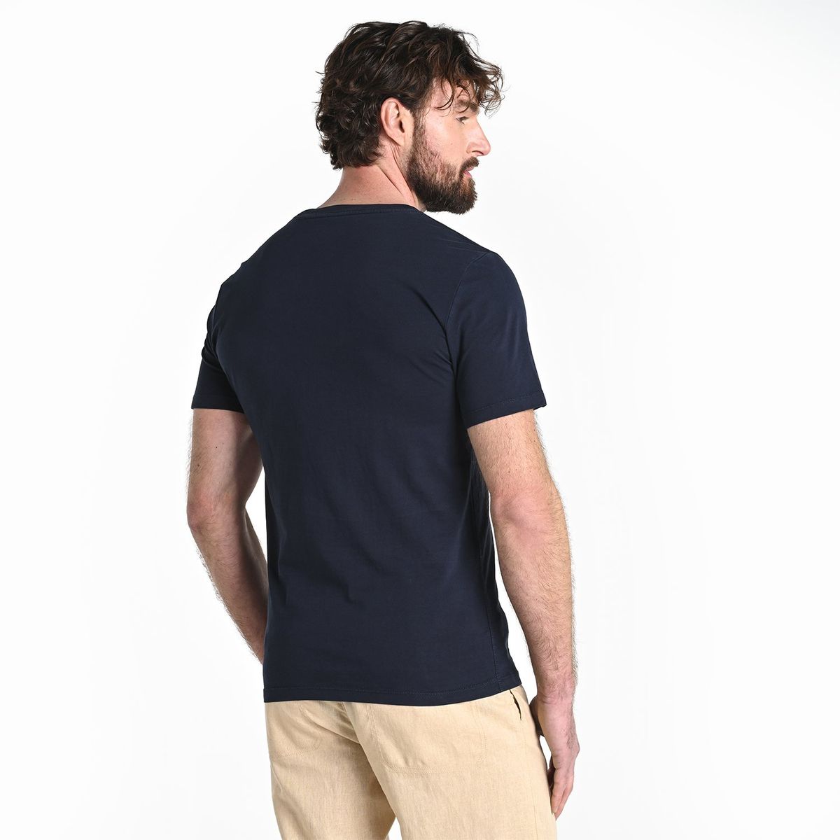 BASEMENT - Camiseta Hombre Manga corta de Algodón Basement