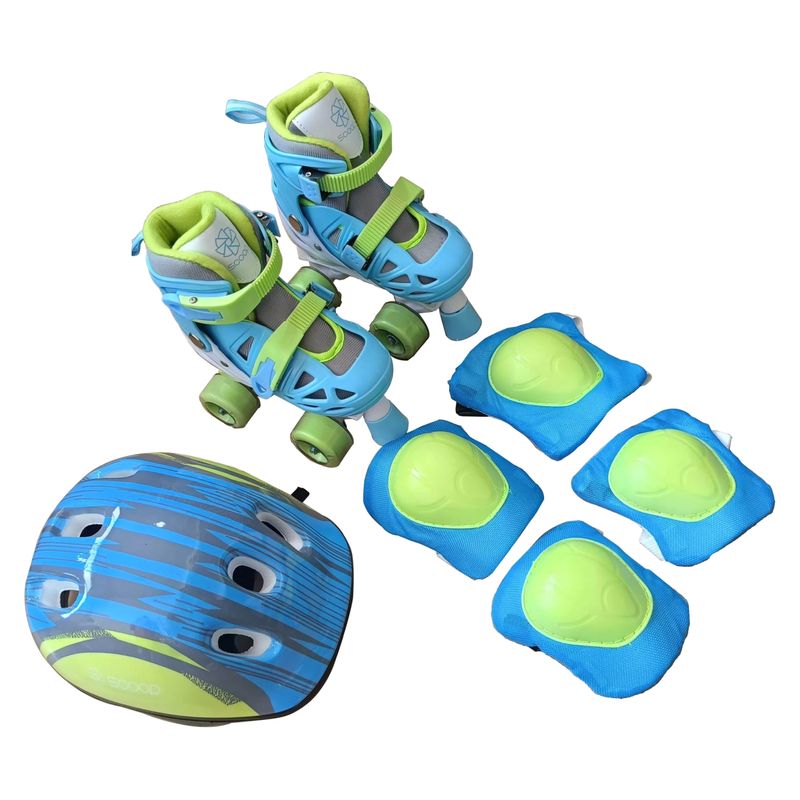 SCOOP - Patines 4 Ruedas para niño Turbo III + Kit de  Protección