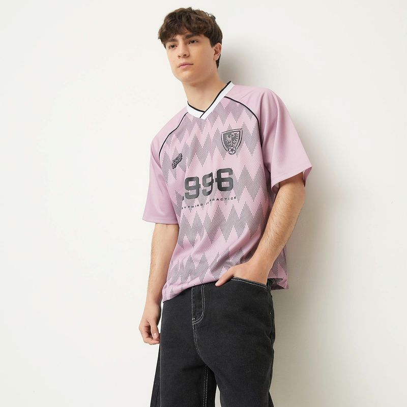 BEARCLIFF - Camiseta Hombre Manga corta Con Estampado Bearcliff