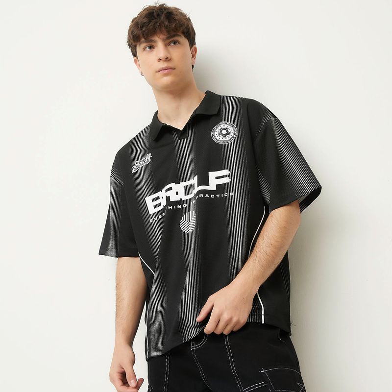BEARCLIFF - Camiseta Hombre Manga corta Con Estampado Bearcliff