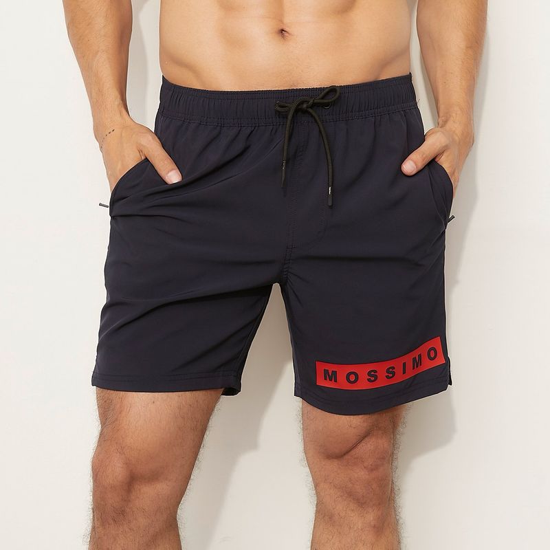 MOSSIMO - Pantaloneta de baño Hombre con Logo con Forro Mossimo