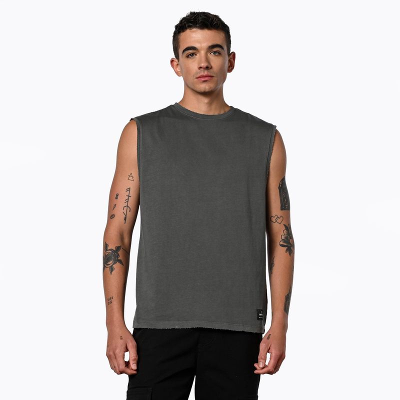 DENIMLAB - Camiseta Hombre Sin mangas de Algodón Denimlab