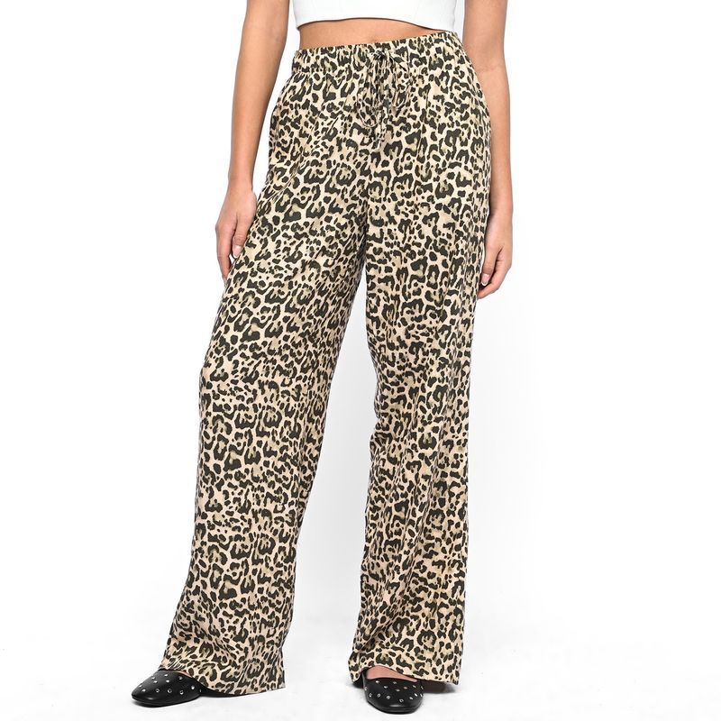 SYBILLA - Pantalón Palazzo Mujer Tiro medio Sybilla