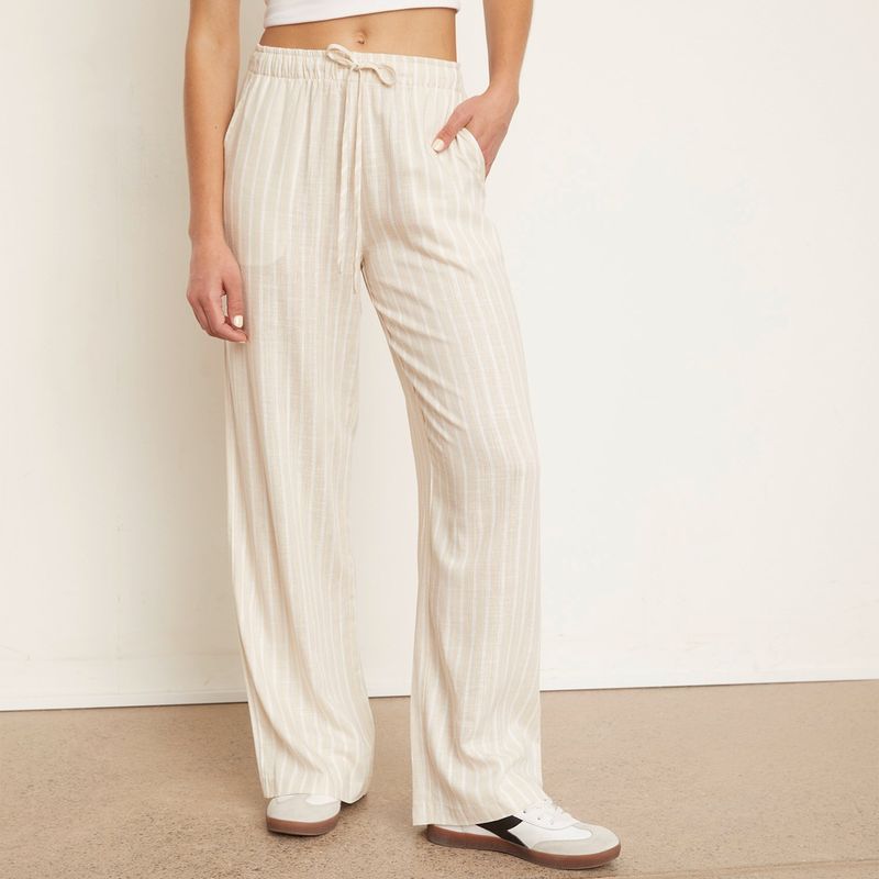 SYBILLA - Pantalón Palazzo Mujer Tiro medio Sybilla