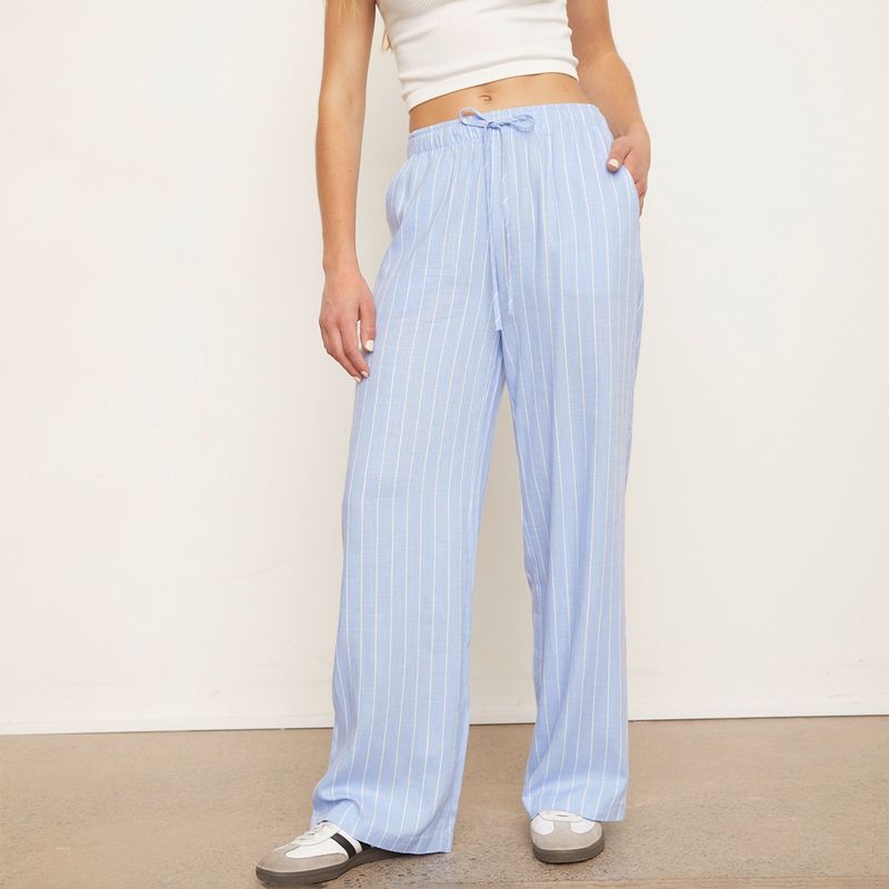SYBILLA - Pantalón Palazzo Mujer Tiro medio Sybilla