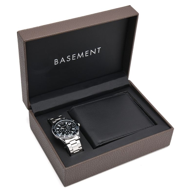 BASEMENT - Set Reloj y Billetera BASEMENT Hombre