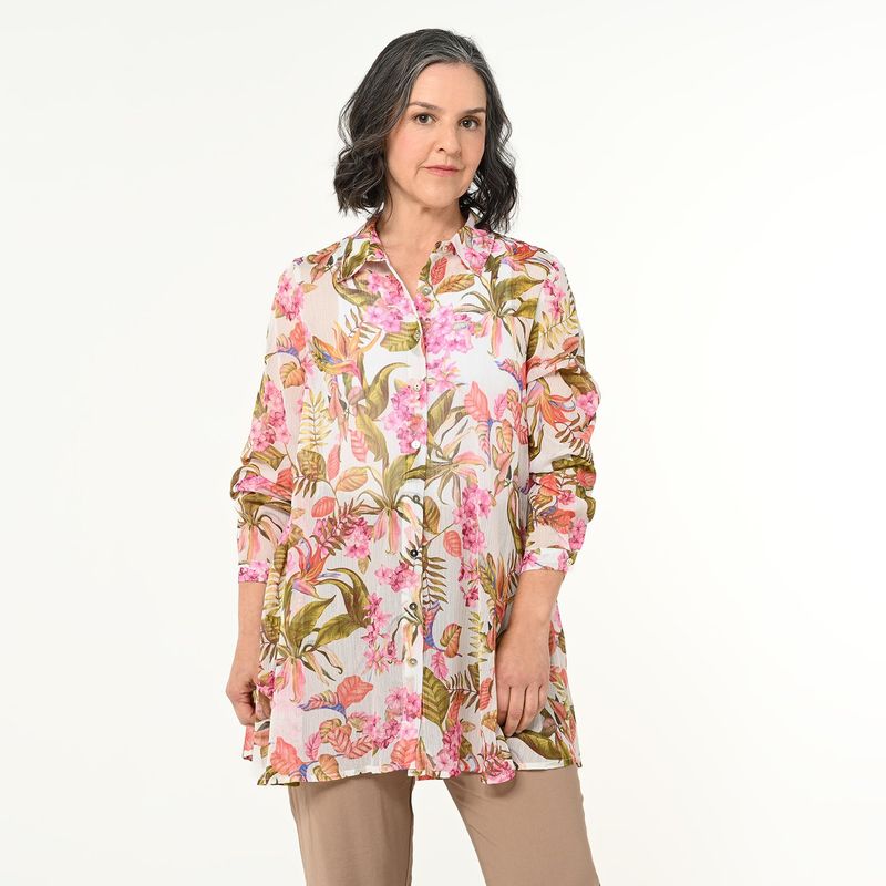 SOUTHLAND - Blusa Mujer con Estampado Manga larga Southland